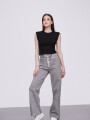 Pantalon Danisa Gris Claro