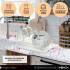 Escurridor Seca Platos Acero 2 Niveles Secador Con Bandeja Cocina Mesada Imback Color Blanco Escurridor Seca Platos Acero 2 Niveles Secador Con Bandeja Cocina Mesada Imback Color Blanco