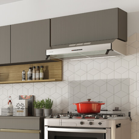 AEREO ARMARIO BASCULANTE MOBILIARIO COCINA MDP LINE GRIS GAMAS DE GRIS