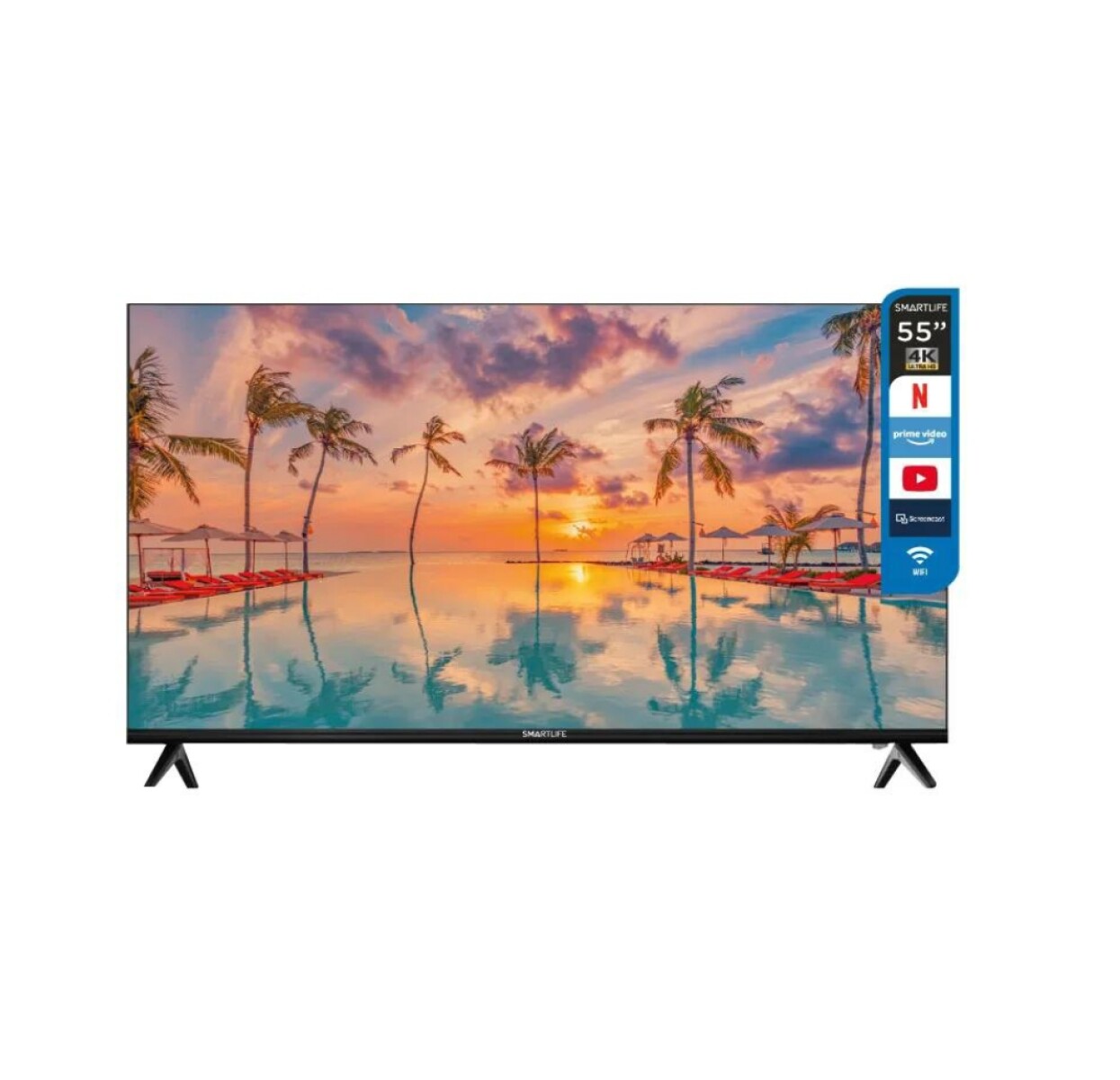 Smart TV 55” UHD 4K Smartlife 