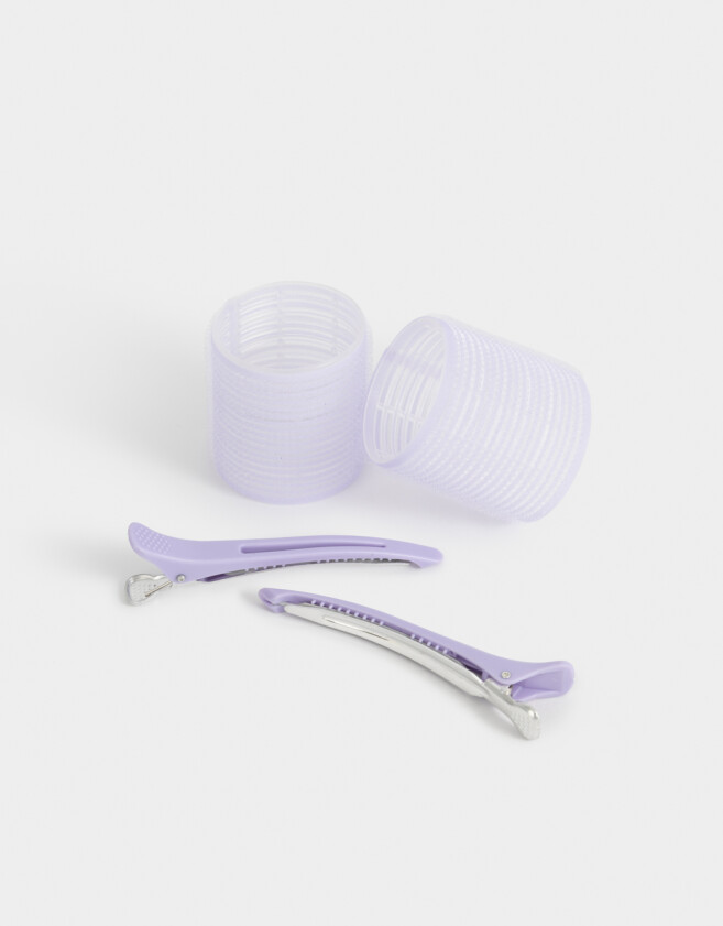 Accesorios Pelo Set Hair Care Set De Accesorios Para Pelo - Violeta Lila