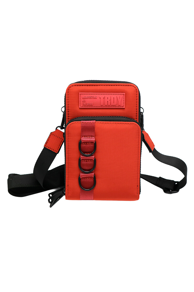 Billetera con correa desmontable Terracota