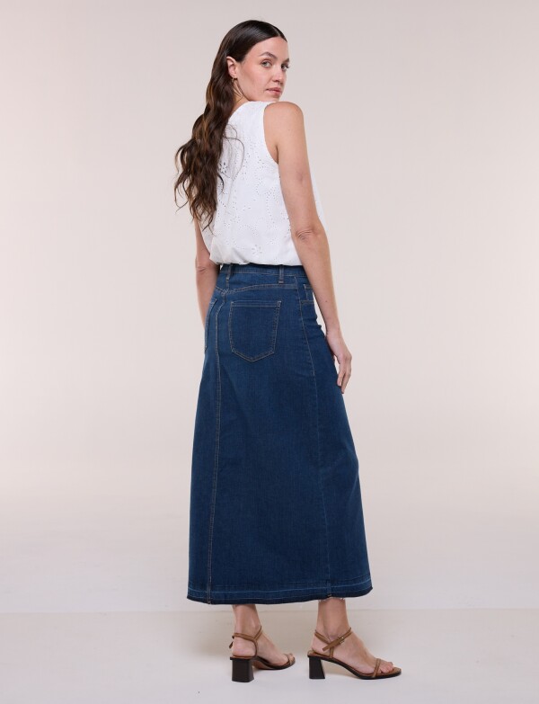 Blusa En Broderie Con Ruedo Abullonado CRUDO