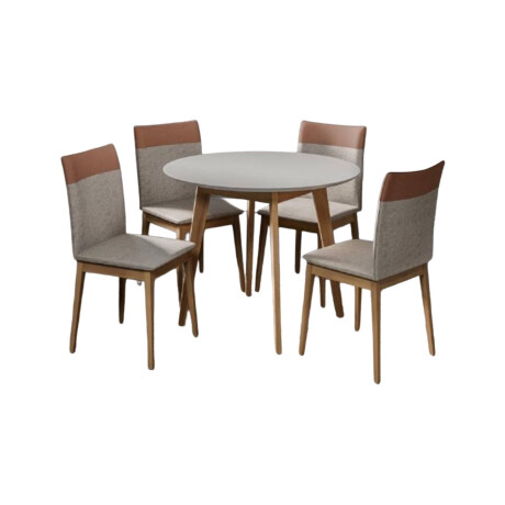 Juego de Comedor CRISTAL 1,03 Redonda 4 sillas CRISTAL Juego de Comedor CRISTAL 1,03 Redonda 4 sillas CRISTAL