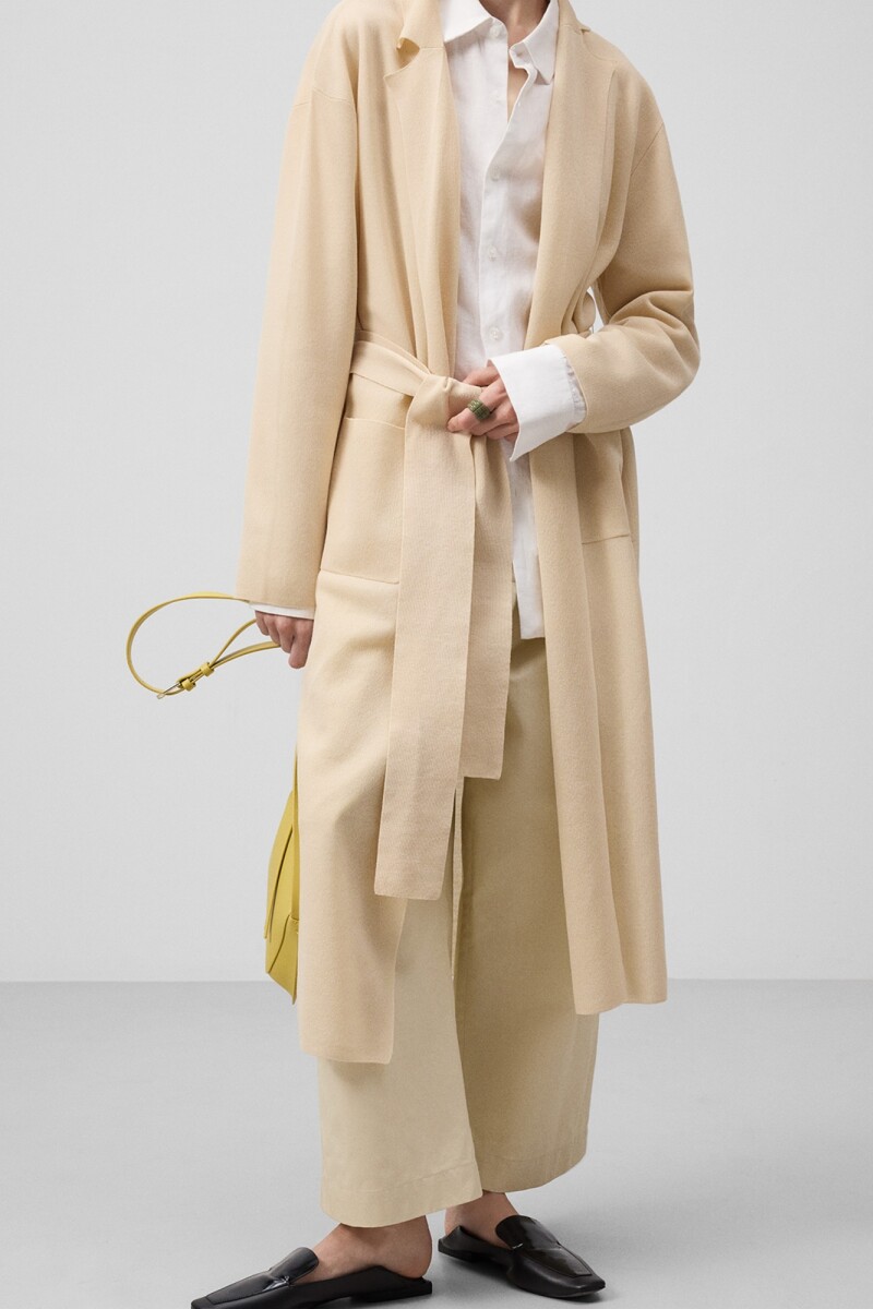 CHAQUETA PUNTO Camel