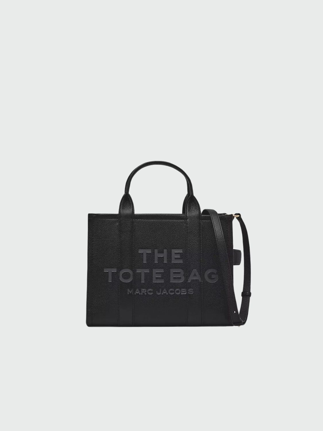 Marc Jacobs - Bolso de cuero, The Medium Tote Bag Negro