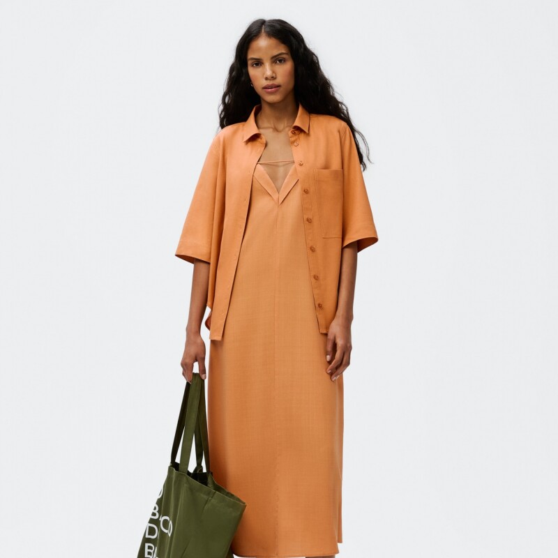 VESTIDO FEM TERRACOTA