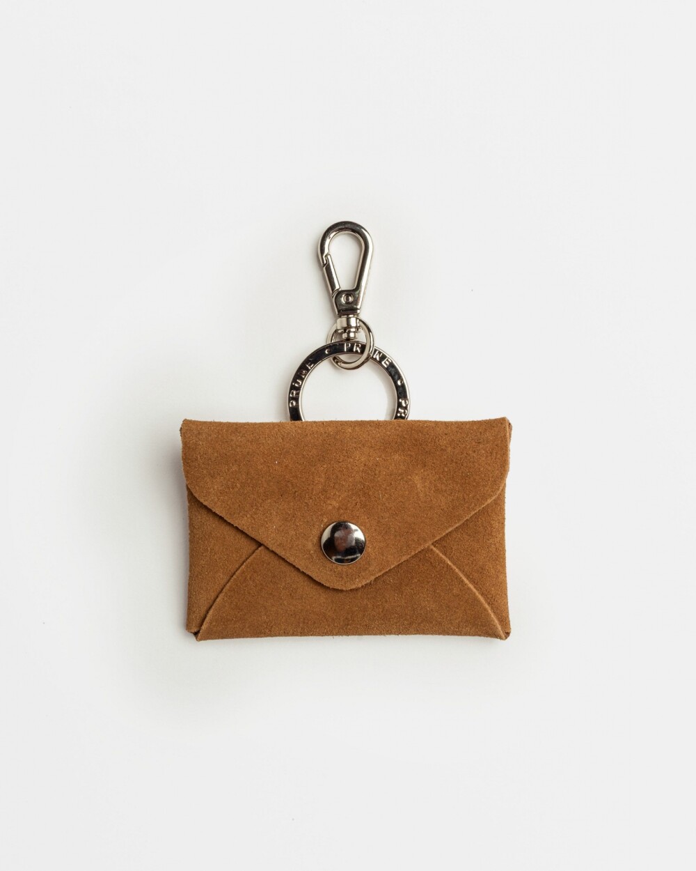 Llavero charm Mila en cuero gamuza Cuoio