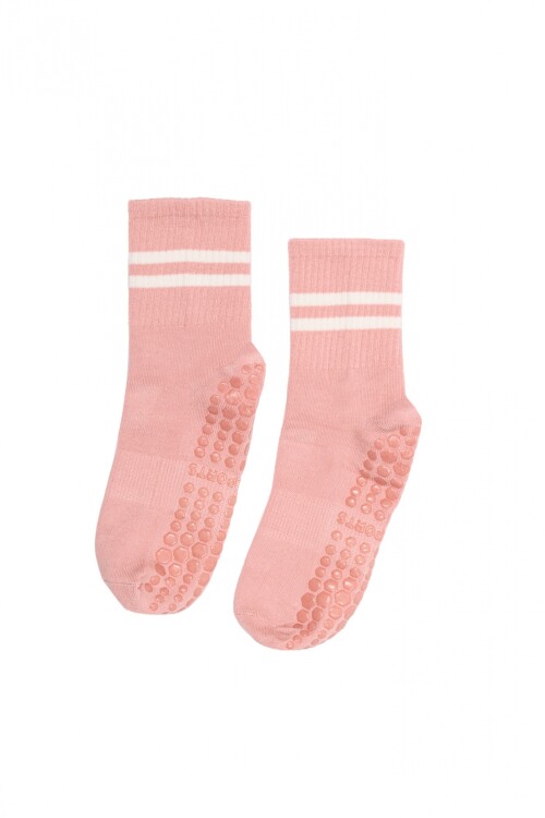 Medias c/antideslizante Rosado