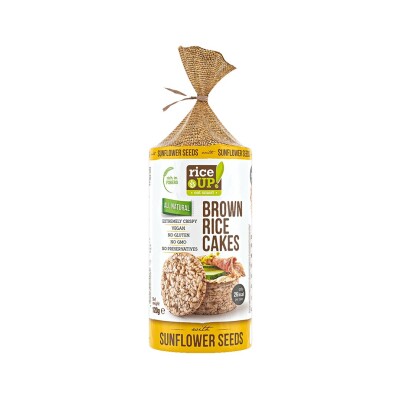Galletas De Arroz Con Girasol Rice Up 120g Gall Arroz Rice Up Girasol