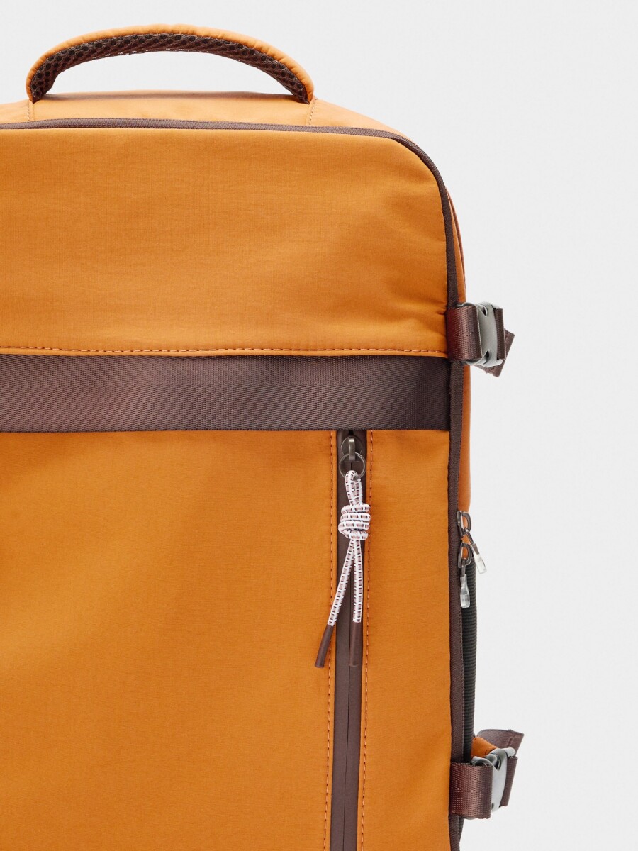 Mochila De Cabina De Nylon naranja
