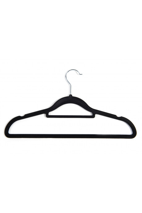 Percha Terciopelo Antideslizante Negro - Adulto Percha Terciopelo Antideslizante Negro - Adulto