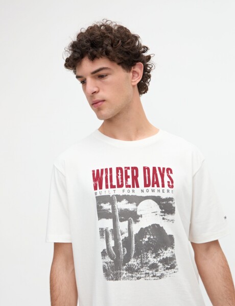 Remera Numa Off white