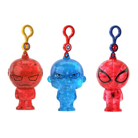 Figura Squishy Disney con Clip Colgante IRONMAN