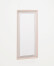 Cuadro abstracto Olvin de papel reciclado blanco con relieves hechos a mano 44 x 94 cm