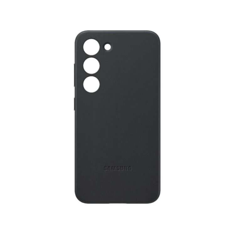 Funda Samsung Leather Case de Cuero para Galaxy S23+ Black