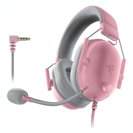 AURICULARES RAZER BLACKSHARK V2 X GAMING HEADSET Auriculares Gaming RAZER Blackshark V2 X Con Micrófono Desmontable - Rose Quartz