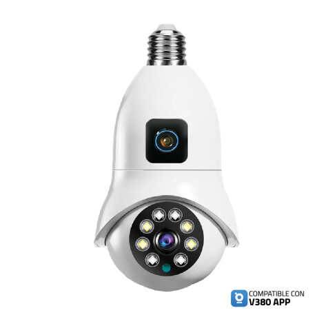 cámara de seguridad xion smart doble cámara portalámpara COLOR UNICO