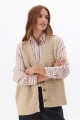CHALECO MONDAY BEIGE