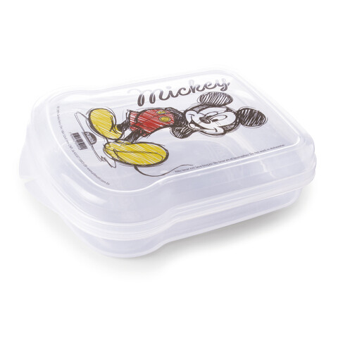 Sandwichera Plástica Mickey 17 x 13 cm U