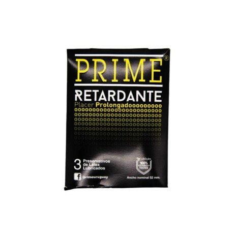 Preservativos Prime x3 Retardante