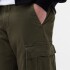V-STRAIGHT CARGO PANT BLACK MOSS