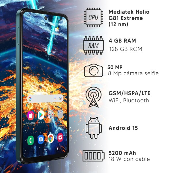 Motorola Moto G05 4/128 Gb 4g + Regalo VERDE