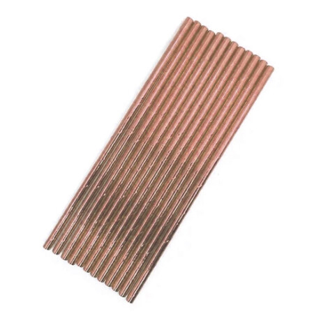 Sorbito Zig-Zag x 25 Oro Rosa Metalico