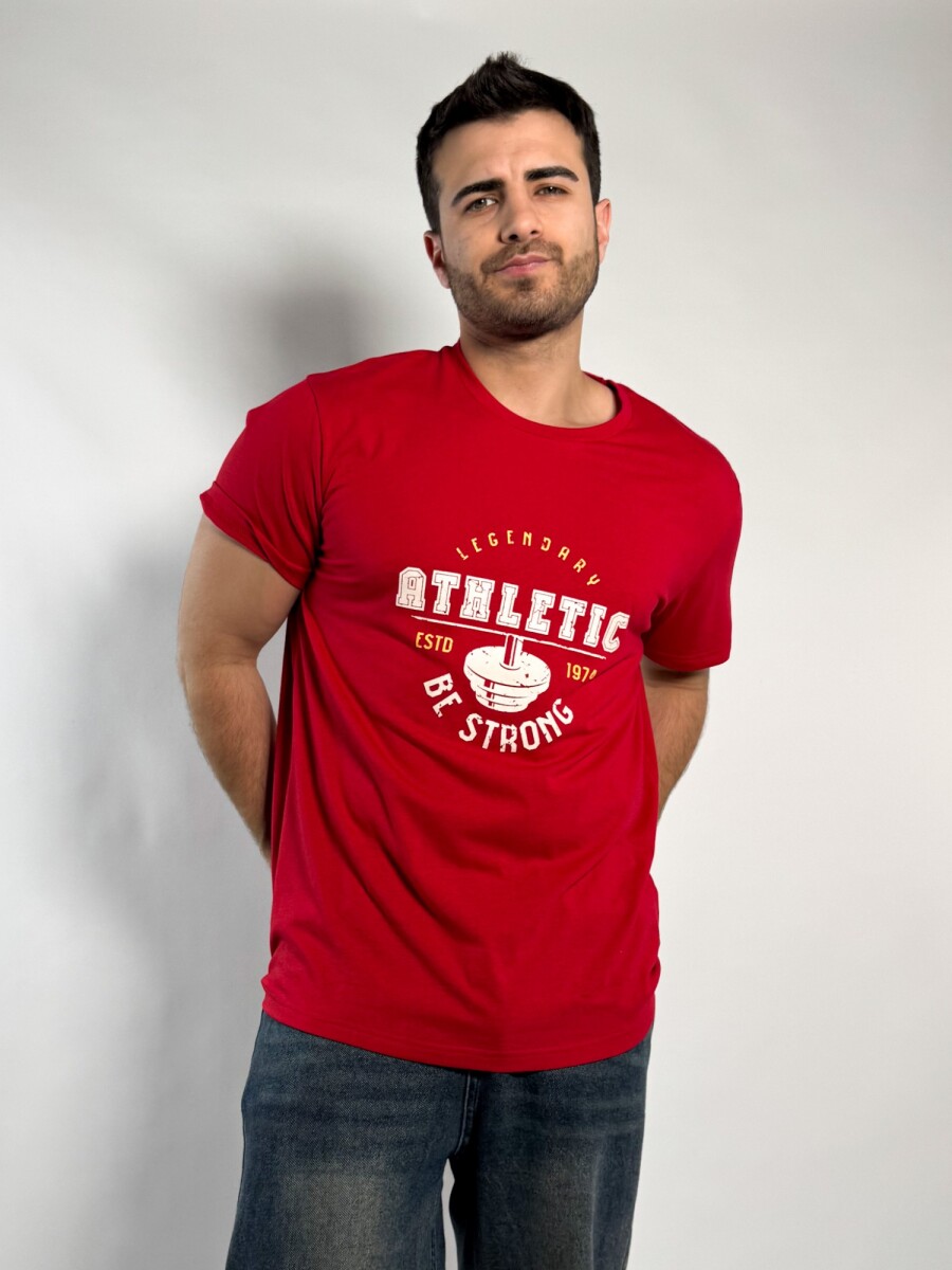 Remera de hombre Ale - Rojo 
