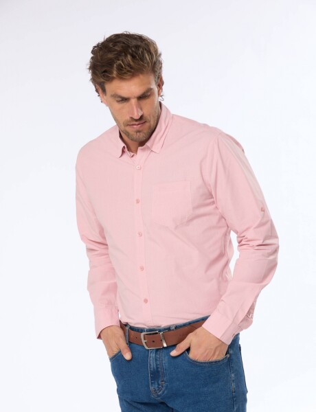 CAMISA A CUADROS Rosa