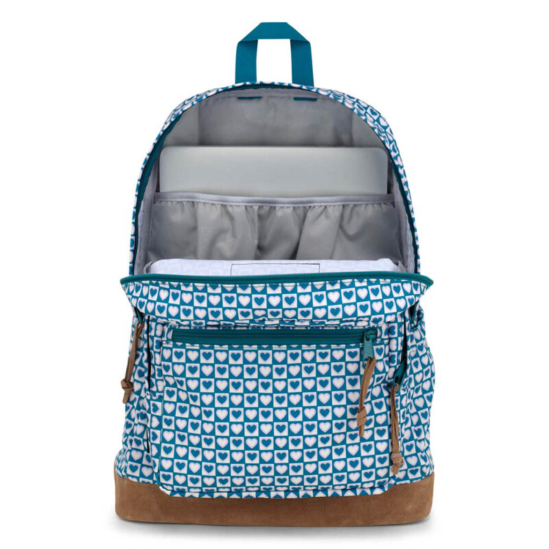 Mochila Portalaptop Right Pack Hyped Hearts Green