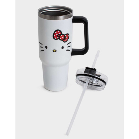 Vaso Térmico ''hello Kitty'' Blanco