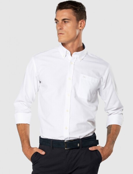 CAMISA OXFORD LISA Blanco