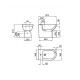 FRONTAL BIDET ACRO BLANCO BRILLO LOZA SANITARIA BAÑO 000