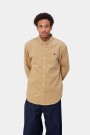 L/S Madison Fine Cord Shirt Beige