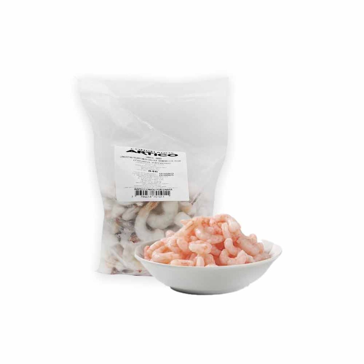 Langostino Pelado Crudo X 1 Kilo 