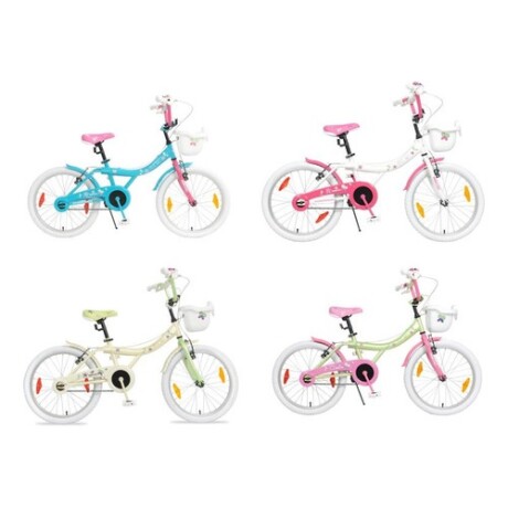 Bicicleta Baccio Mystic Sweet rodado 20 Blanco/Rosa