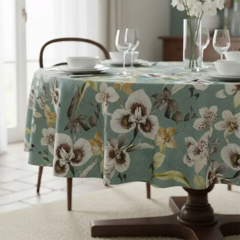 Mantel Redondo Waterproof Home Class 160 cm 4459