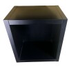 Cubo decorativo flotante para pared - Negro Cubo decorativo flotante para pared - Negro