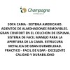 SOFA CAMA 2 PLAZAS - TELA PUNTOS OSCUROS Y CLAROS SOFA CAMA 2 PLAZAS - TELA PUNTOS OSCUROS Y CLAROS