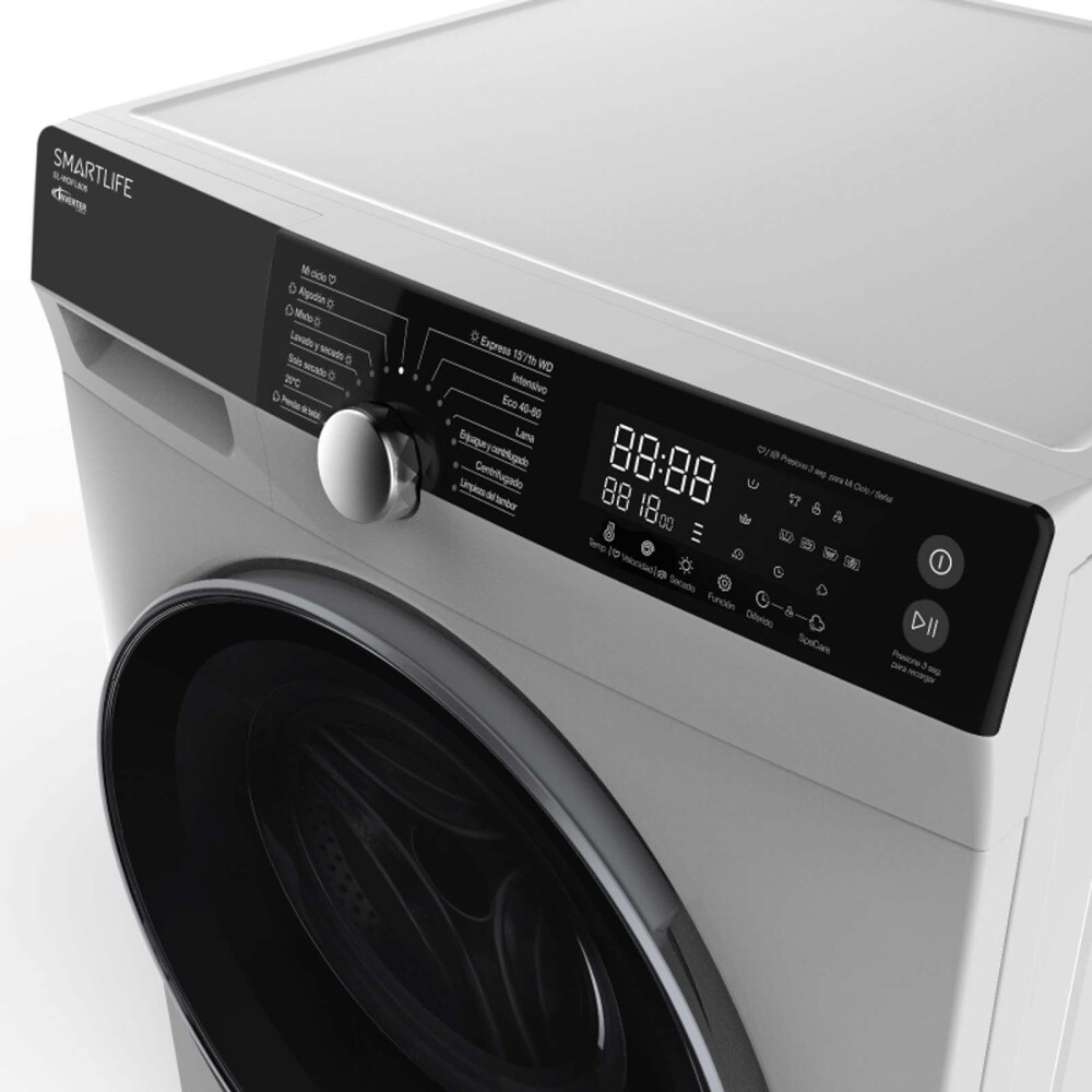 LAVASECARROPAS SMARTLIFE 8KG / 6KG INVERTER BLANCO SL-WDFL806