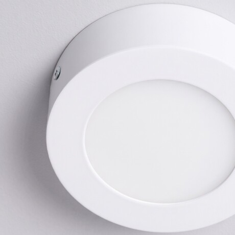 PLRA006 Panel LED Redondo de Adosar 6W Luz Fría