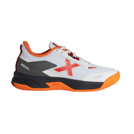 MUNICH HOOPER KID 01 WHITE/SHOCKING ORANGE