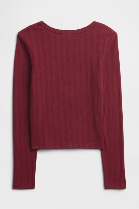 Remera Rib Niña Red Delicious