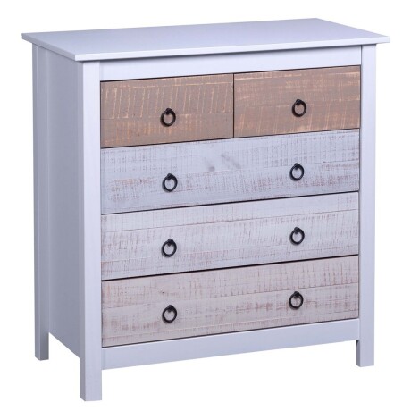 Cómoda 5 Cajones Línea Flora Cómoda 5 Cajones Línea Flora