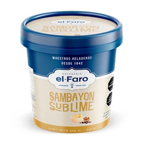 Helado de Sambayon Sublime El Faro 500ml Helado de Sambayon Sublime El Faro 500ml