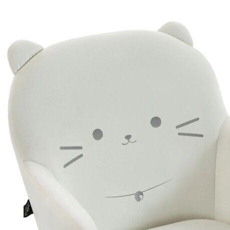 Silla de escritorio regulable blanca gatito Silla de escritorio regulable blanca gatito