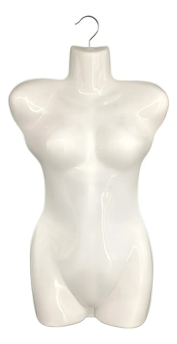 Percha Maniquí Medio Cuerpo Dama Mediano Exibición 