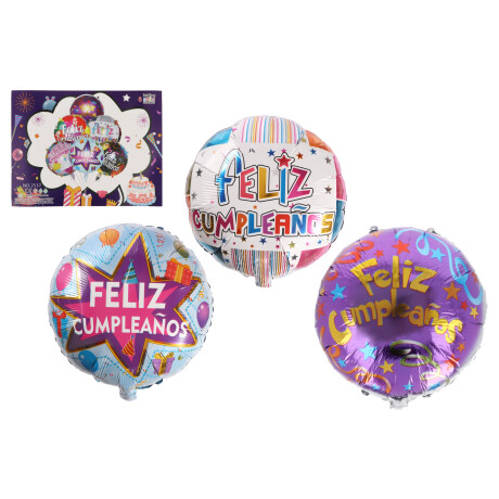 Platos de papel metalizados diseño de feliz cumpleaños — El Clon