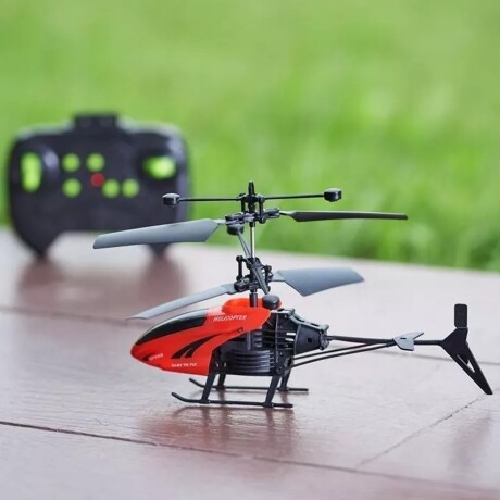 Helicóptero a Control Remoto Sky King F-350 Juguete p/ Niños Rojo